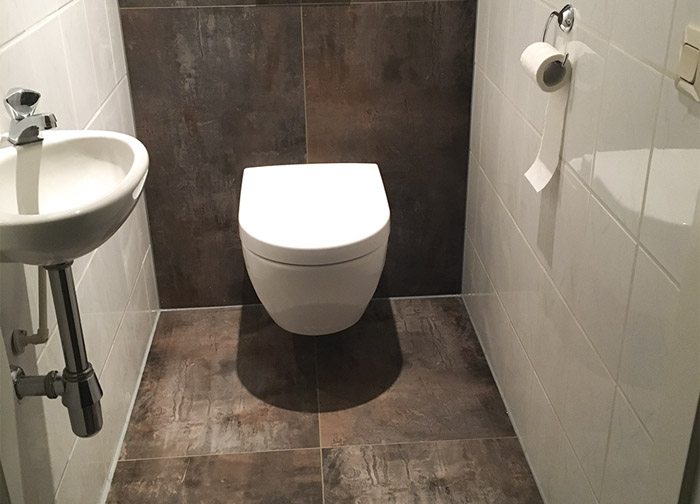 PVC vloer in toilet