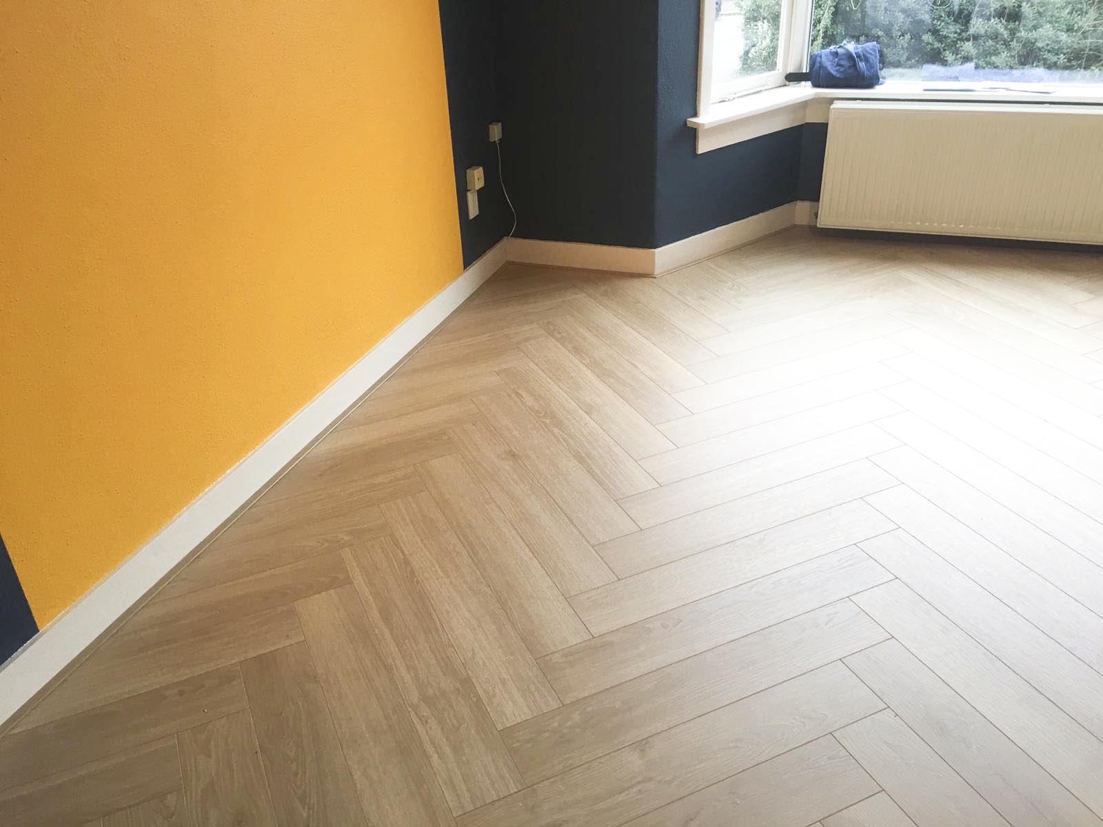 Visgraat laminaat (Eikenhout)