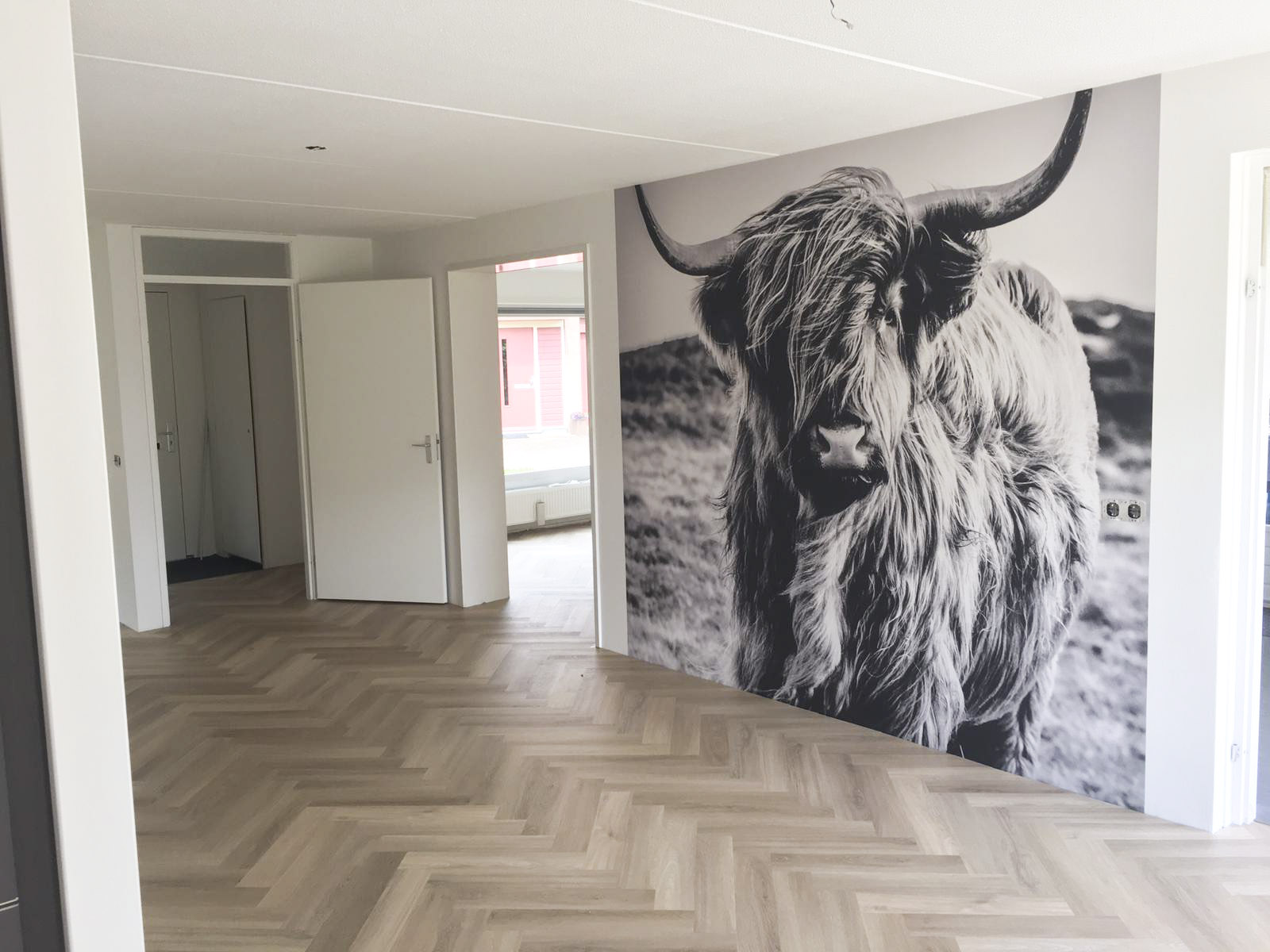 PVC visgraat vloer in Friesland